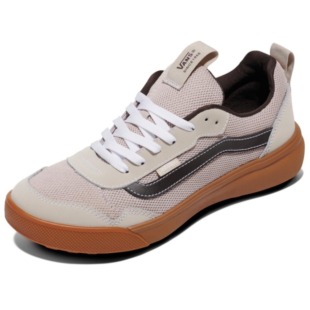 VANS Range shoes, Men's 13! NWT, in tan/cream + black with gum sole!